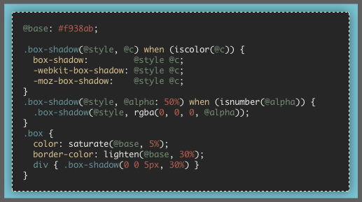 less css